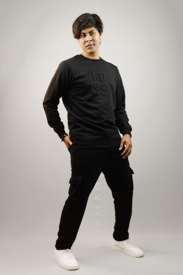 HB Premium Sweat Shirt - Black - Image 2